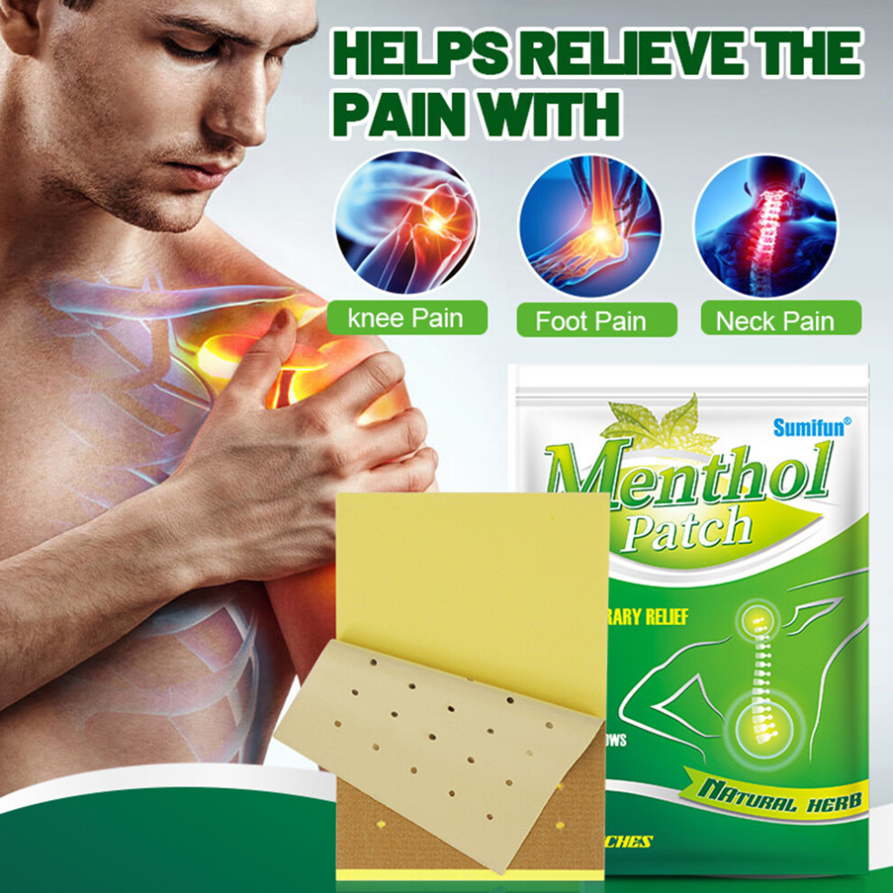 Reach-Tools 8Pcs Menthol Pain Relief Patch For Joints