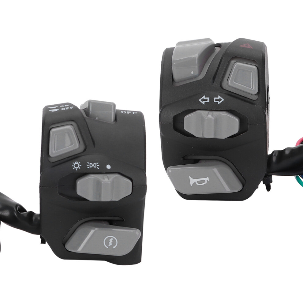 22Mm Waterproof Motorcycle Handlebar Switch Control Button For S & Horn Light 4151390794751
