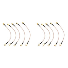 10PCS SMA Male to SMA Male Plug Jack RF Connector Pigtail Extension Cable RG316 Coax Jumper Cable 15cm