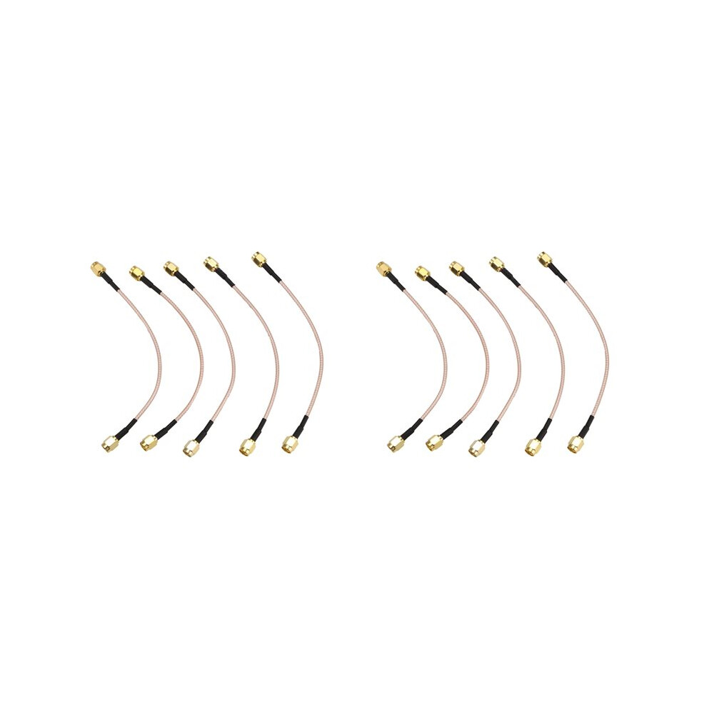 Photos - Cable (video, audio, USB) 10PCS SMA Male to SMA Male Plug Jack RF Connector Pigtail Extension Cable RG316 Coax Jumper Cable 15cm