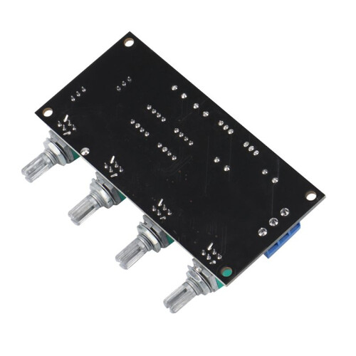 2X NE5532 Amplifier Tone Preamp Board Treble Bass Midrange Volume Tone Control Adjustment Pre-Amplifier, Fixed Version 2