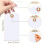 240 Pcs Gift Tags with Elastic String,Blank Shipping Tags Large Marking Gift Bags Tags Writable Price Tags Inventory Tag 1