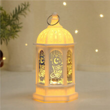 5X Eid Mubarak Lanterna Led Enfeites Ramadan Lanterna Nightlight Iluminação Decorações para Casa Ramadan Festival Party Gifts,F