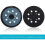5pcs 5 Inch 8 Holes Hook Loop Sanding Backing Pad for  Orbital Sander Disk Discs  Cable Backup Stick  Pad 3