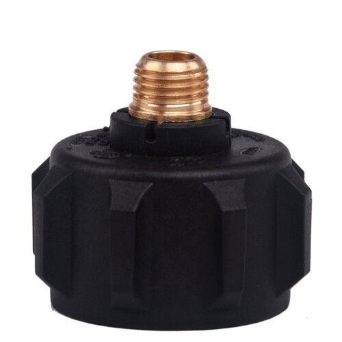 5X QCC1 Propan Adapter Gasregelventil Fitting mit Mutter und 1/4 Zoll Außengewinde 1