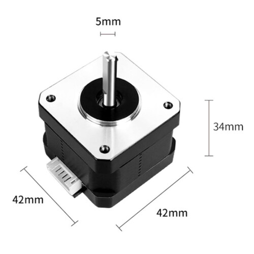 2X 42 Stepper Motor 42 Motor 1.5A for Printer Accessories