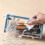 (Blue) Clear Pencil Case See Through Pencil Case (Pink) 2