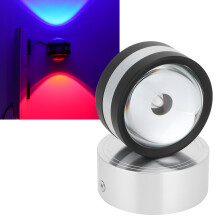 Applique murale LED à double tête 6W 80x100mm rouge+bleu