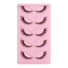(5 Pair Installation) 5-10 Pairs False Eyelashes, Multi-Style, All-Day Comfort