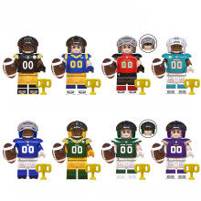 8 Pieces Building Blocks National Football League Character with Replaceable Accessories