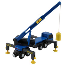 3X Accessori per Set Giocattolo Treno Multifunzione Crane Truck Toy Vheicles Giocattolo per Bambini Compatibile con Binari nel Legno Ferrovia
