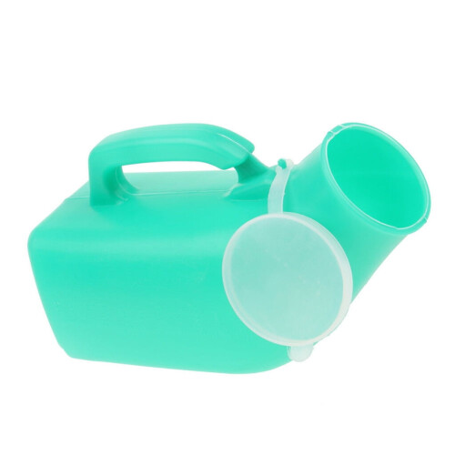 Portable Male Urinal 1000 mL with Spill-Proof Cap 1