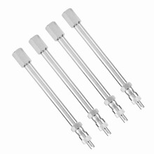 4Pcs 100mm Chrome Tire Valve Extension Rod Wheel Adapter for Cars Trucks