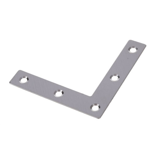 20X Angle Plate Corner Brace Flat L Shape Repair Bracket 80mm x 80mm 1
