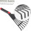 1 Pair Of Plastic Garden Rakes 17cm Width Optimized For-black 2