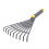 1 Pair Of Plastic Garden Rakes 17cm Width Optimized For-grey 3