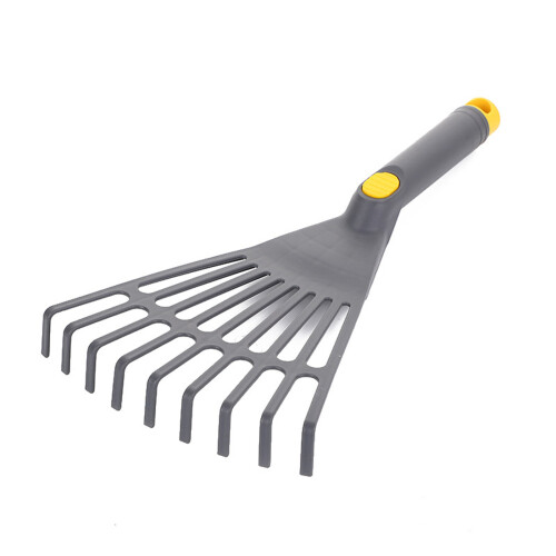 1 Pair Of Plastic Garden Rakes 17cm Width Optimized For-black 2