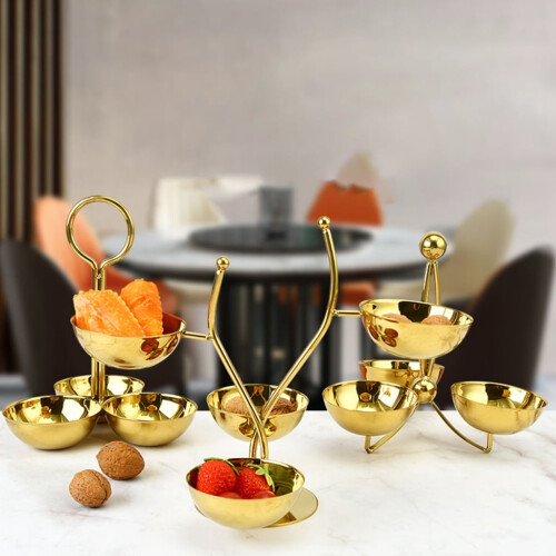 Multi Compartment Condiment Holders Dishwasher Safe Snacks Servers for Gathering 2
