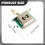 Guitar Pickup Lever Switch with Knob Yellow 3-Way 6