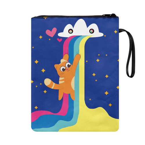 Lynlåsomslag til bogen 28,5 x 21,5 cm i polyester 1