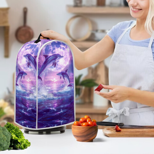 Stück Mixerabdeckung mit Delfinmuster, robust für den Gebrauch in der Haushaltsküche 2