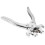 2X Locksmith Dismounting Pin Flip Key Vice Remover Flip Key Fixing Tool Folding Key Split Pin Folding Key 4