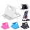 Adjustable Phone and Tablet Stand, Foldable Desktop Holder with AntiSlip Pads, White 2