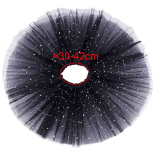 5X Baby Girl Clothes Stars Sequins Petticoat Ballet Dance Fluffy Tutu Skirt Black