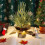 Mini Christmas Tree Lighted 12 Inch with Red Berries 4