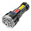 PWPSG LED flashlight rechargeable black ABS waterproof 2