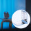 Blue Foldable LED Makeup Mirror with Lights 1 Pack 3
