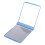 Blue Foldable LED Makeup Mirror with Lights 1 Pack 4