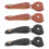 4Pcs Black Guitar Headstock Strap Tie for Convenient Use 4