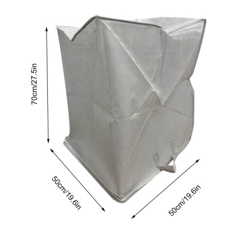 Zip Lidded Wardrobe Storage Bin 180L Non-woven 1
