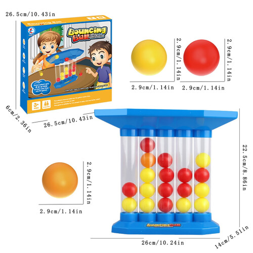 Connect Four Tabletop Game with Bouncing Pong Action 2