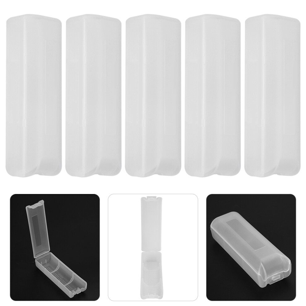 5Pcs Waterproof Abs Battery Box Organizer For 18650 Batteries, Compact & Durable 6941390796262