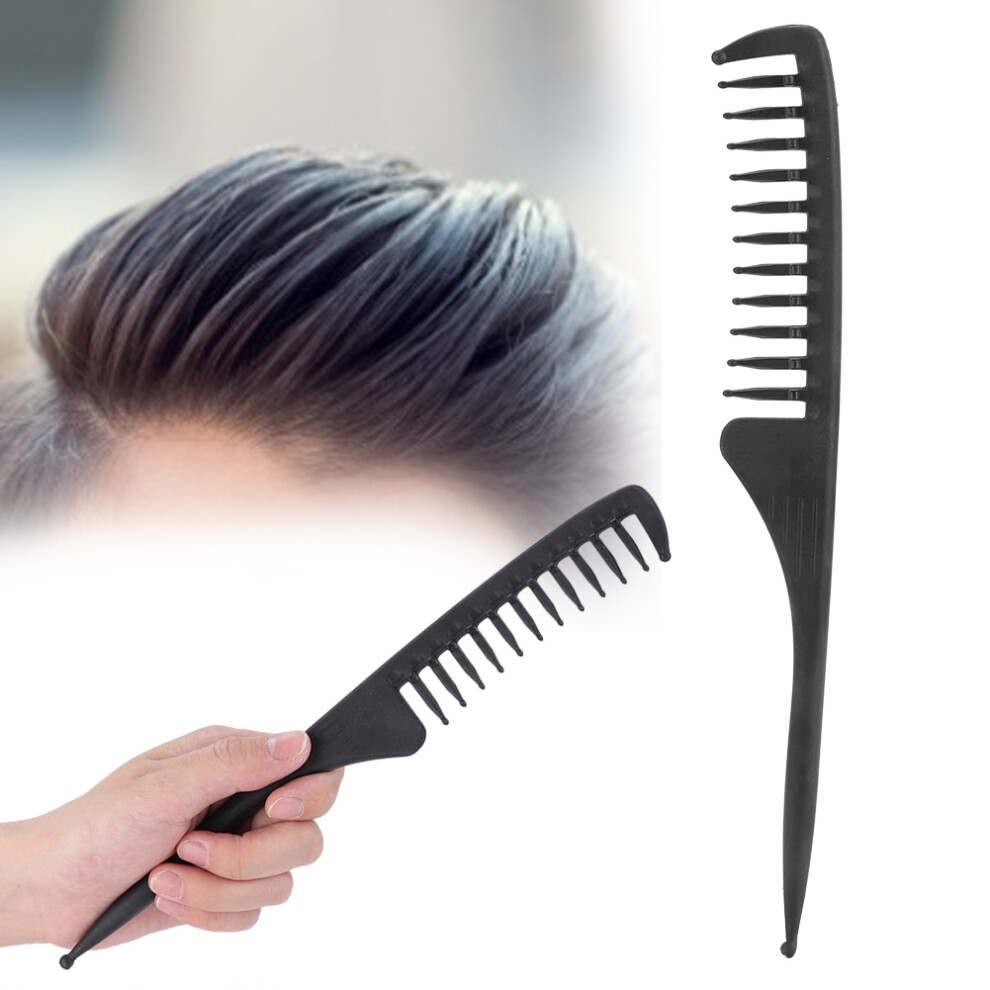 Unisex Large Tooth Men Hair Comb Retro Oil Finish Hairdressing Tool For Men Portable