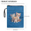 Polyester Book Cover Retro Musical Kittens Design 11.4 x 7
