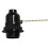 EXHUMKY Mlins Black ABS Round Pull Chain Solution for Ceiling Light Fixture 1Set 3