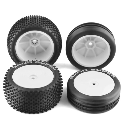 Xray 87mm White Off-Road Tires 4 pcs 2