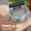 5.5" Adjustable Hamburger Press with Wooden Handle, Rustproof Burger Patty Maker, Compatible with Home Use 7