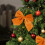 Yellow Velvet Christmas Tree Topper Bow 1pc 4