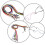 Sun Glasses Strap Adjustable Chain Retainer 12 Pieces 4