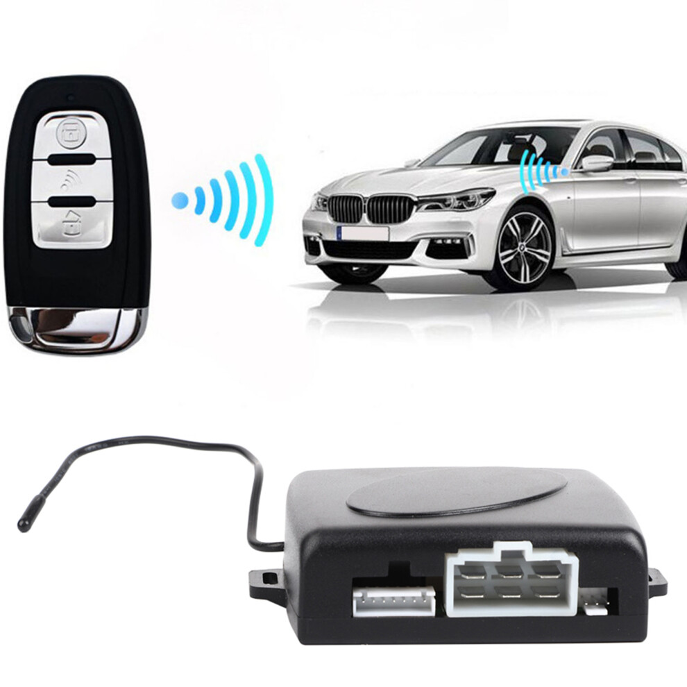 Oneway 12V Car Remote Start System Keyless Entry Alarm Kit With Push Button 9381390796546