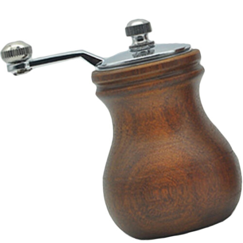Crank Pepper Mill Wooden Manual Grinder Small Grinding Bottle Practical 2