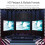 Mini DVD Player With Touch Button Remote Control, Support CD DVD VCD USB Flash Video Playback Players for Home 4