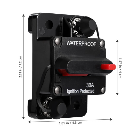 Audio Inline Circuit Breaker30a Vandtæt til Bil- og RV-systemer 1
