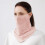 Solbeskyttende skjerf med ørestropper, pustende polyester, 2