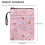 Zipper Pouch Polyester Notebook Storage Bag 8.66 x 11.42 in 8