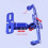 Aluminum Motorcycle Rear License Plate Frame Adjustable 6